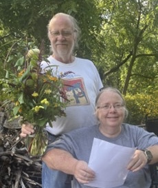 Ron winning flowers